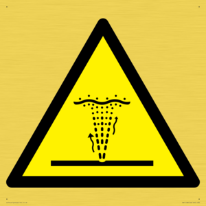 W515 Warning: Geyser (water/air) water jet